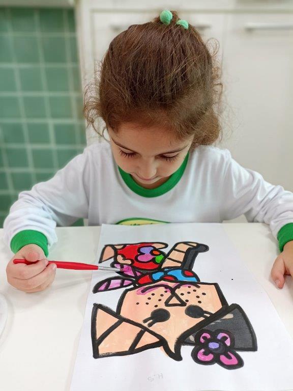 Foto 15 de Grupo V Vespertino trabalhando Artes dos Animais