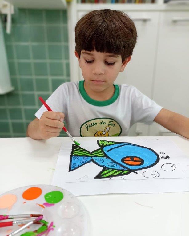 Foto 27 de Grupo V Vespertino trabalhando Artes dos Animais
