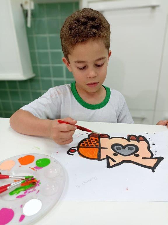 Foto 101 de Grupo V Vespertino trabalhando Artes dos Animais