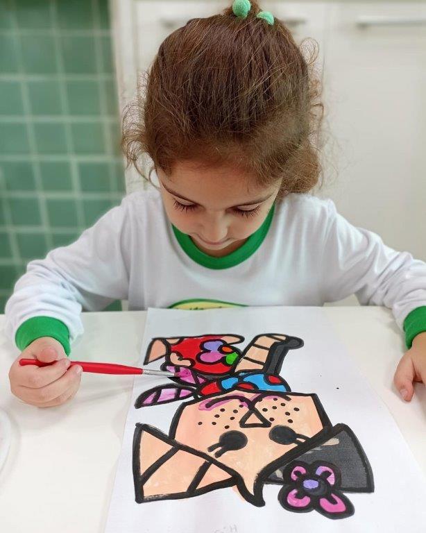 Foto 103 de Grupo V Vespertino trabalhando Artes dos Animais