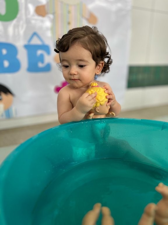 Foto 14 de Banho do Bebê no Berçário e Grupo I