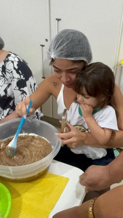 Foto 37 de Vivência de Culinária com os Pais do Grupo II Matutino