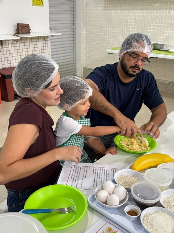 Foto 83 de Vivência de Culinária com os Pais do Grupo II Matutino