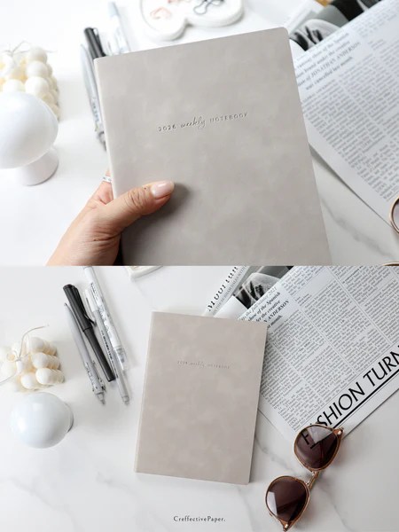 2026 Weekly Notebook A5 Size Creffectivepaper