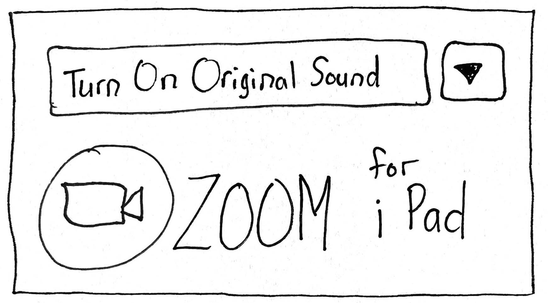 Turn on Original Sound in Zoom for iPad