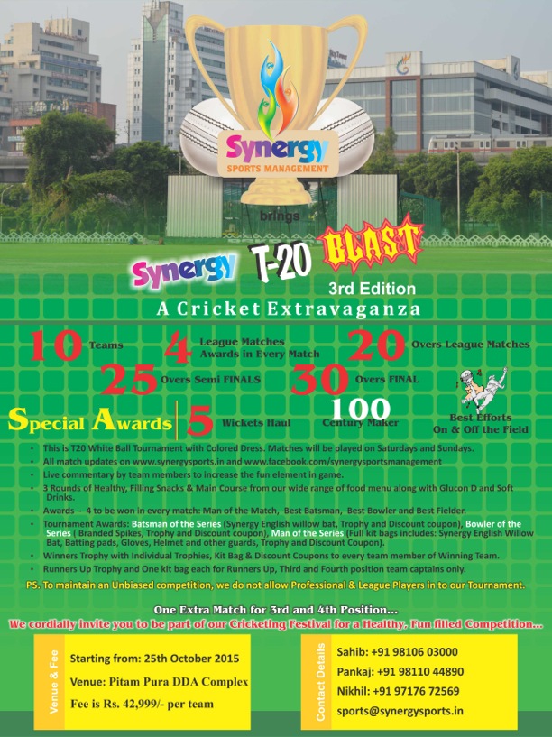 Synergy T20 Blast - 3rd Edition