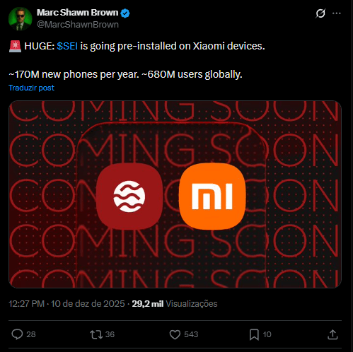 SEI et Xiaomi