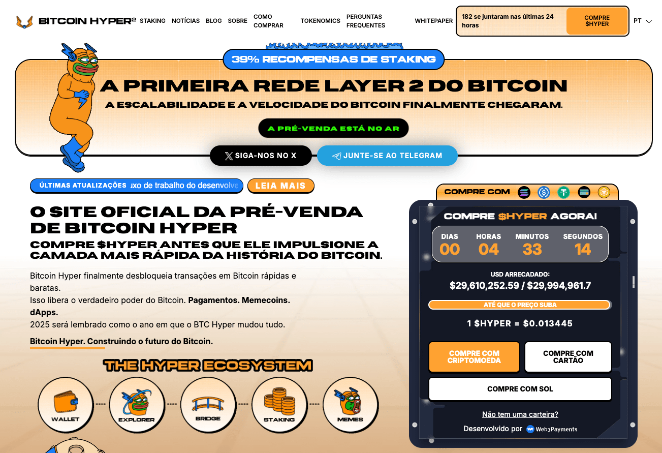 Hyper prévente Bitcoin