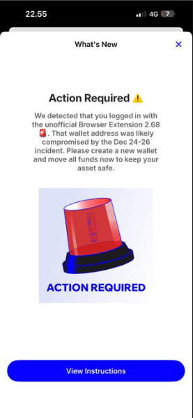 Quelque 36 000 utilisateurs de Trust Wallet voient leur portefeuille compromis Quelque 36 000 utilisateurs de Trust Wallet voient leur portefeuille compromis