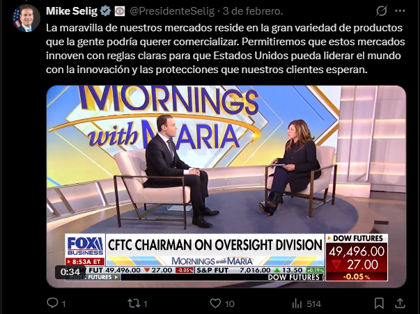 La CFTC défend les marchés de prédiction des cryptomonnaies La CFTC défend les marchés de prédiction des cryptomonnaies