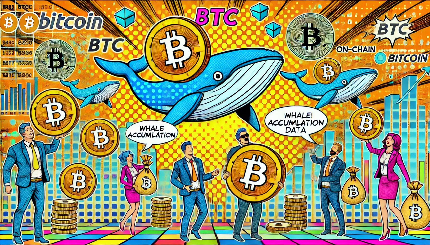 Aumenta la acumulación de ballenas mientras Bitcoin supera los $68,000