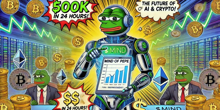 $MIND de Pepe recauda casi un millón en su preventa y apunta al futuro de la IA cripto