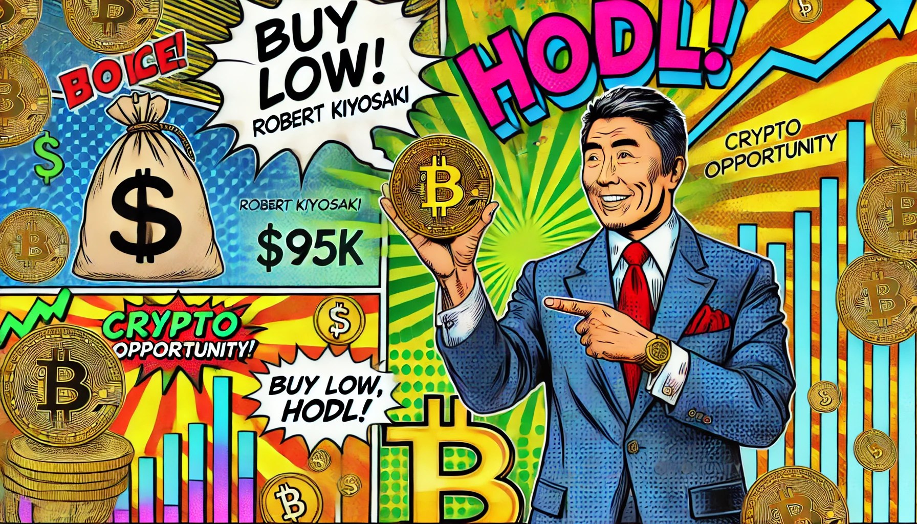 Robert Kiyosaki insta a los inversores a “comprar barato y HODL” tras la caída de Bitcoin por debajo de $95,000