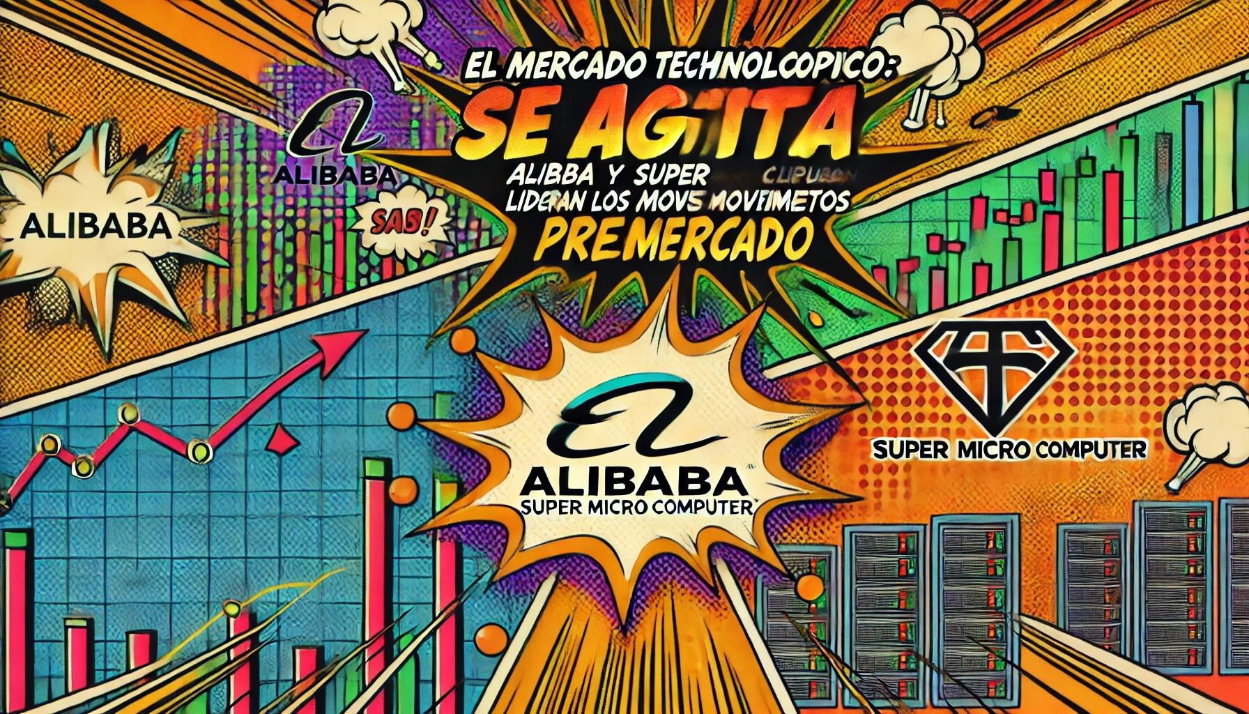 El mercado tecnológico se agita: Alibaba y Super Micro Computer lideran los movimientos premercado