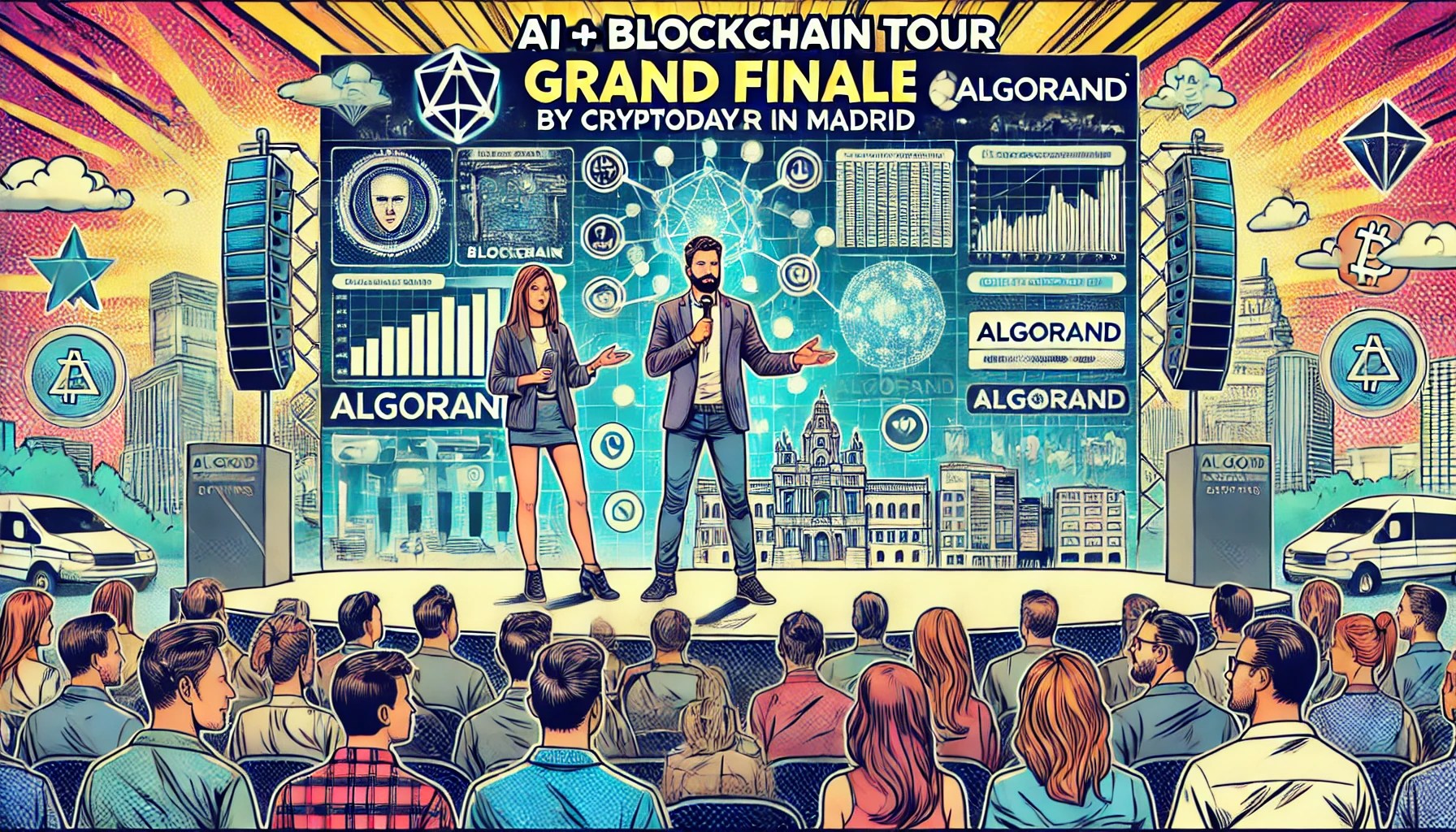 Madrid Recibe el AI + Blockchain Tour de CryptoDays