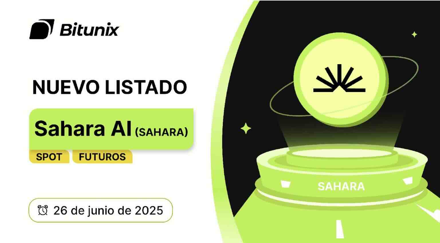 Sahara AI disponible en Bitunix tras colaborar con gigantes tecnológicos como Microsoft, Amazon y el MIT