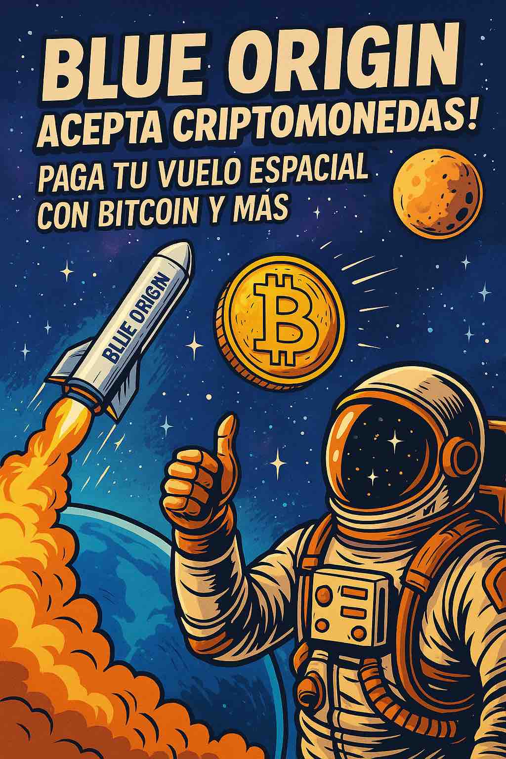 Blue Origin Lleva Las Criptomonedas Al Espacio: Paga Tu Vuelo Al Borde Del  Planeta Con Bitcoin Y Más - Criptotendencias - Noticias De Bitcoin,  Criptomonedas Y Blockchain