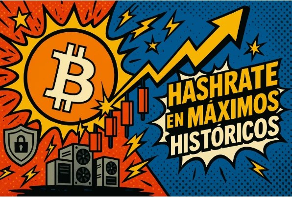 Bitcoin rompe récord histórico de hashrate: señal de fortaleza y confianza minera