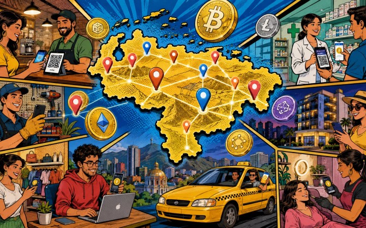 Cripto Mapa Venezuela: una plataforma gratuita para visibilizar negocios y emprendedores que aceptan pagos en criptomonedas