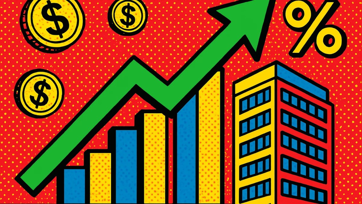 Acciones de Accenture subiendo con fuerza en un gráfico bursátil ascendente