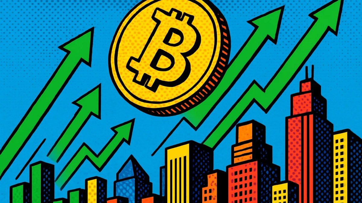 Bitcoin subiendo en el arranque de Uptober con gráficos verdes al fondo