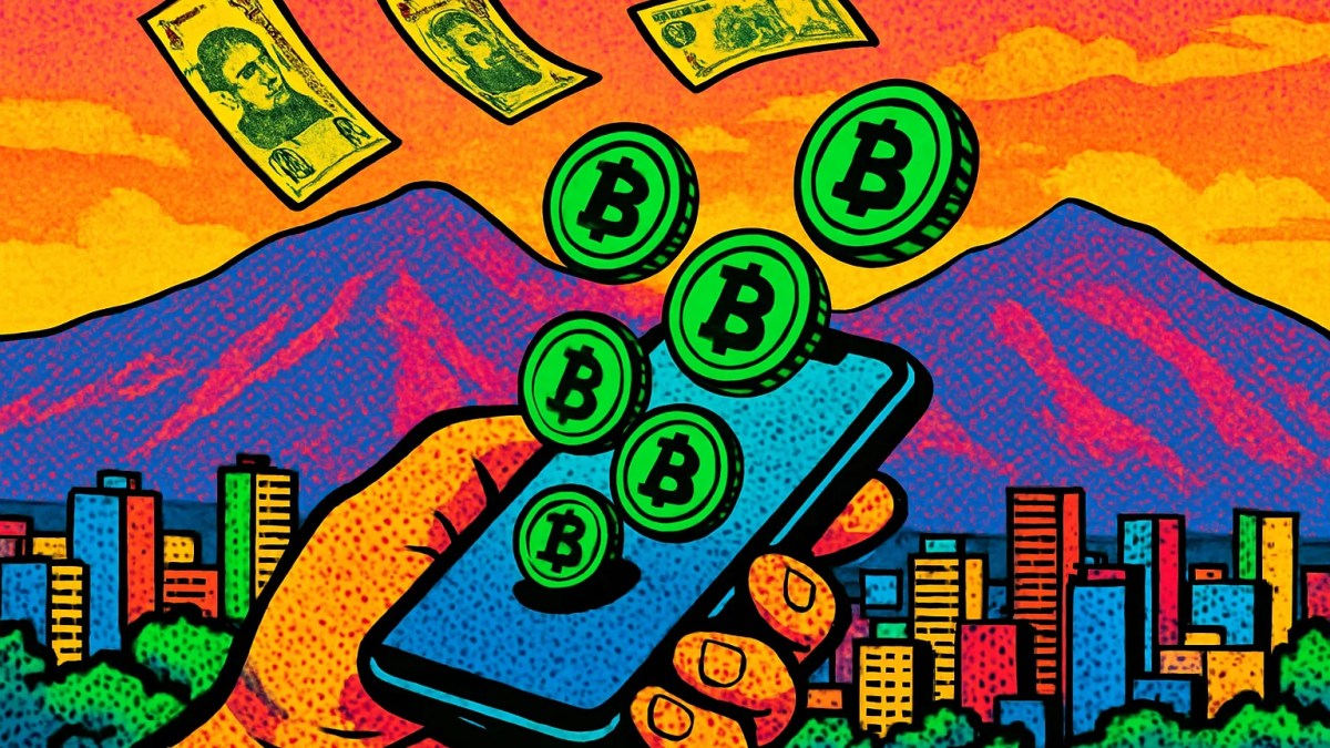 Usuario comprando USDT en Venezuela desde su teléfono con bolívares