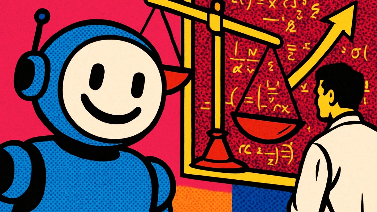 Ilustración sobre chatbots de IA y una fórmula que predice cuándo empiezan a fallar