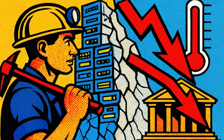 Mineros de bitcoin se desploman hasta 13% en la peor jornada de Wall Street desde julio