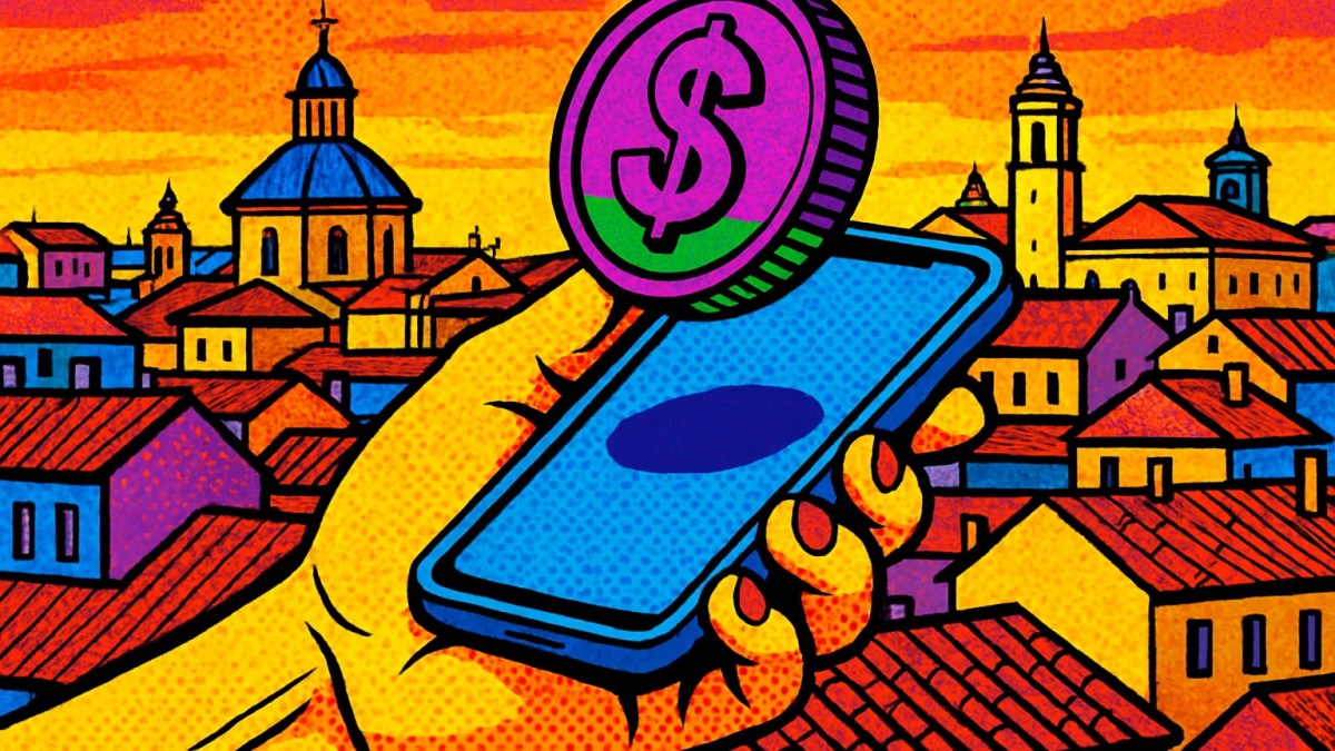 Ilustración sobre cómo comprar solana desde un teléfono móvil en España