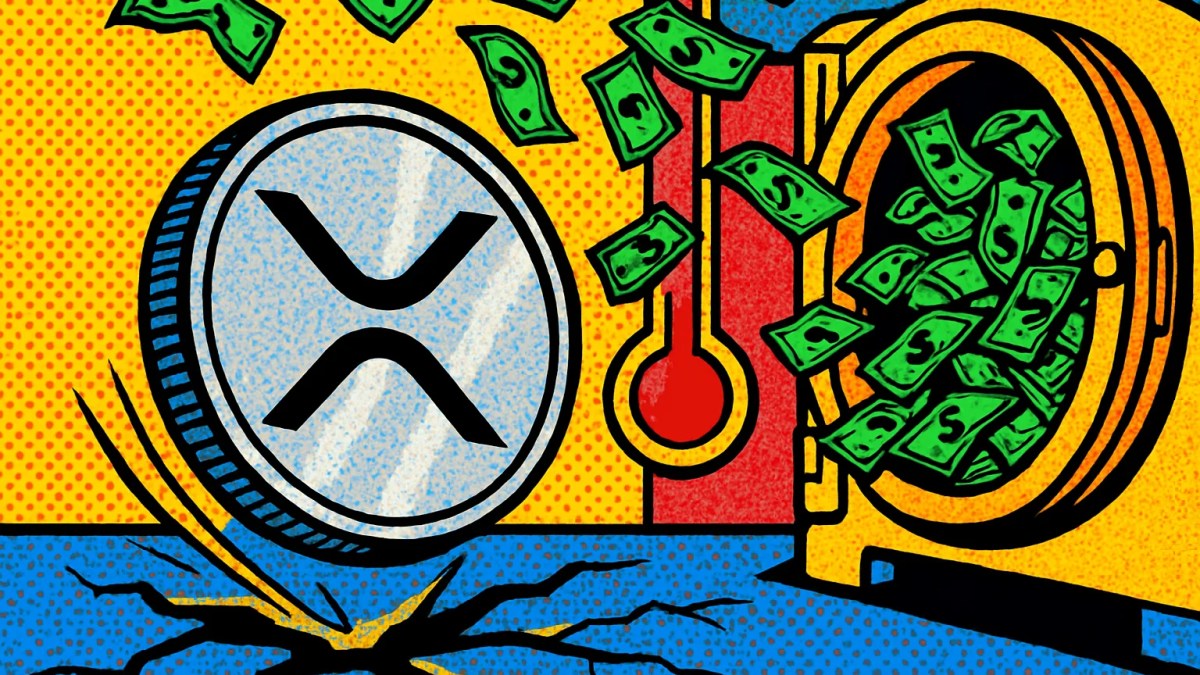 Moneda de XRP rebotando tras una entrada de capital, ilustrando los flujos de XRP en Binance