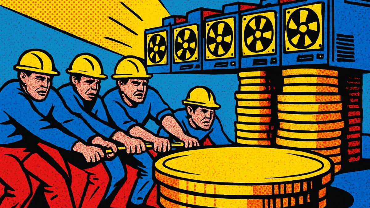 Máquinas de minería de Zcash compitiendo por una recompensa fija de monedas ZEC