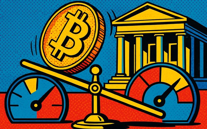 Bitcoin y la Fed: Polymarket da un 24% a una subida de tipos y BTC cae por debajo de 82.000 dólares