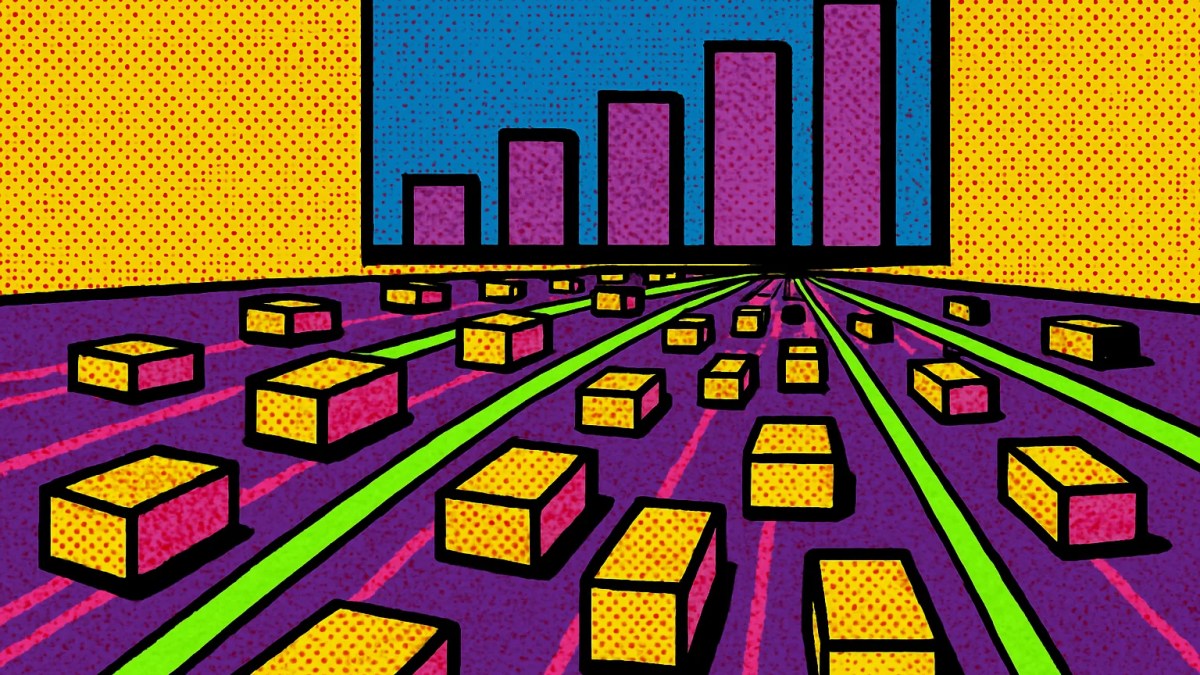 Autopista digital saturada que ilustra el crecimiento de las transacciones de solana