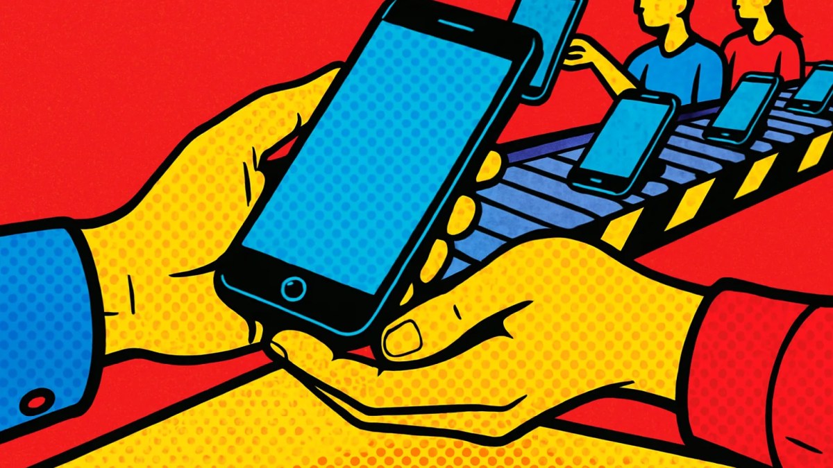 Intercambio de móviles usados en una cadena de recompra y reacondicionamiento de smartphones