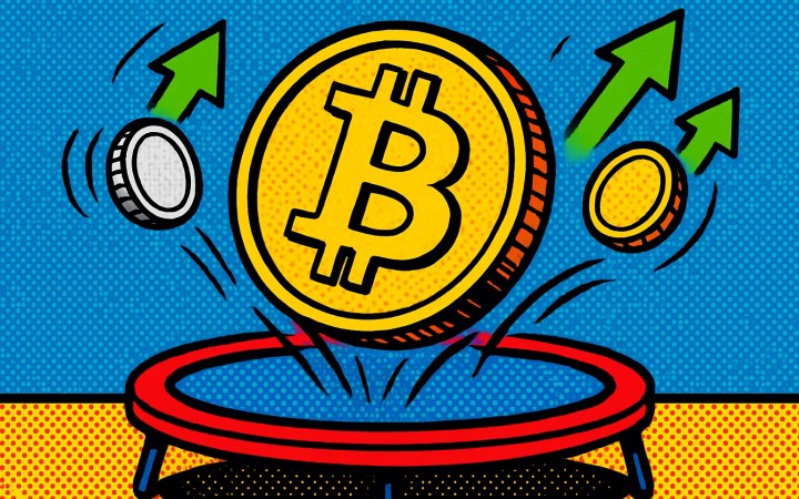 Rebote cripto: Bitcoin toca máximo semanal cerca de 84.500 dólares con XRP y Zcash al frente