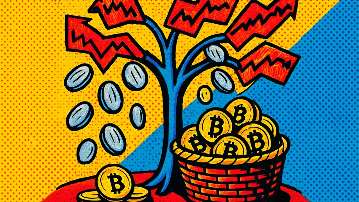 Acciones que generan dividendos convertidos en monedas de un ETF de bitcoin