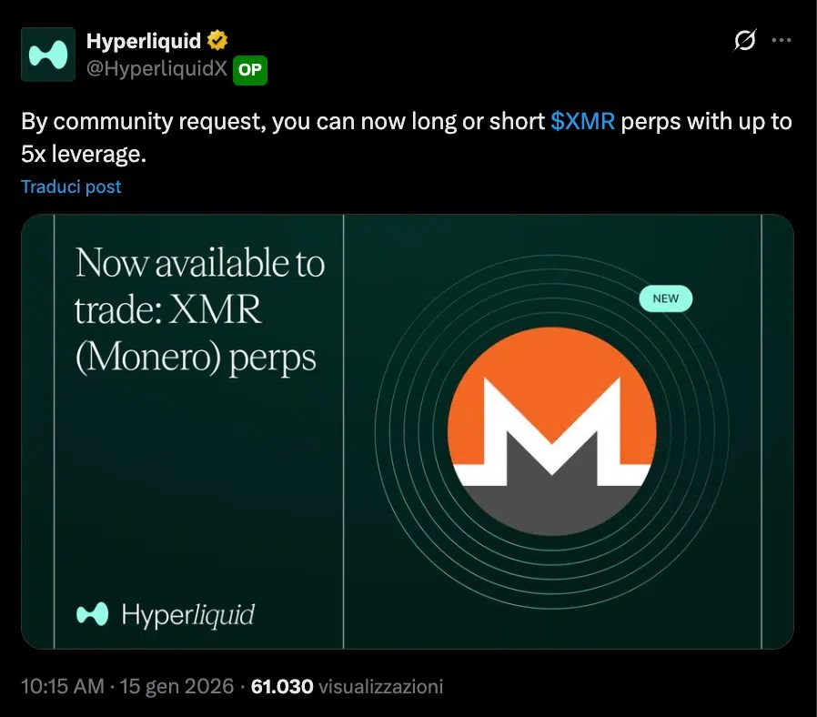 nouveau marché pour le trading à effet de levier XMR ! nouveau marché pour le trading à effet de levier XMR !