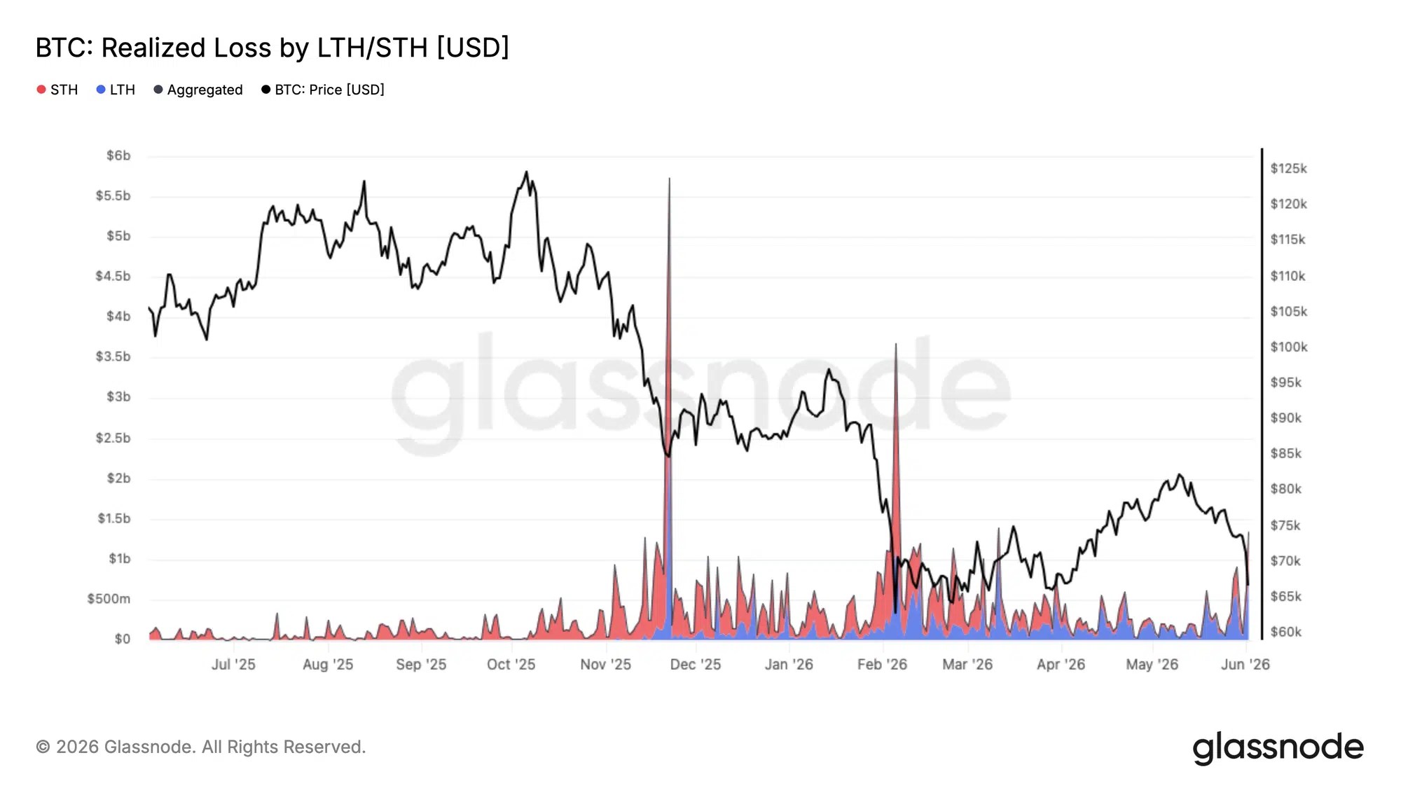 Bitcoin LTH a réalisé des pertes