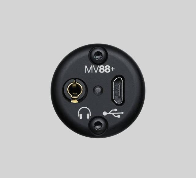 MV88+ Mic inputs & Outputs