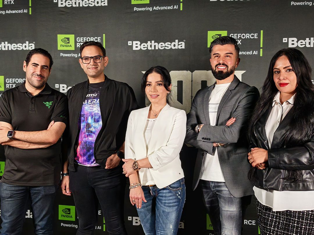 The-Team-of-NVIDIA-MSI, and Razer-at-the-DOOM-Event