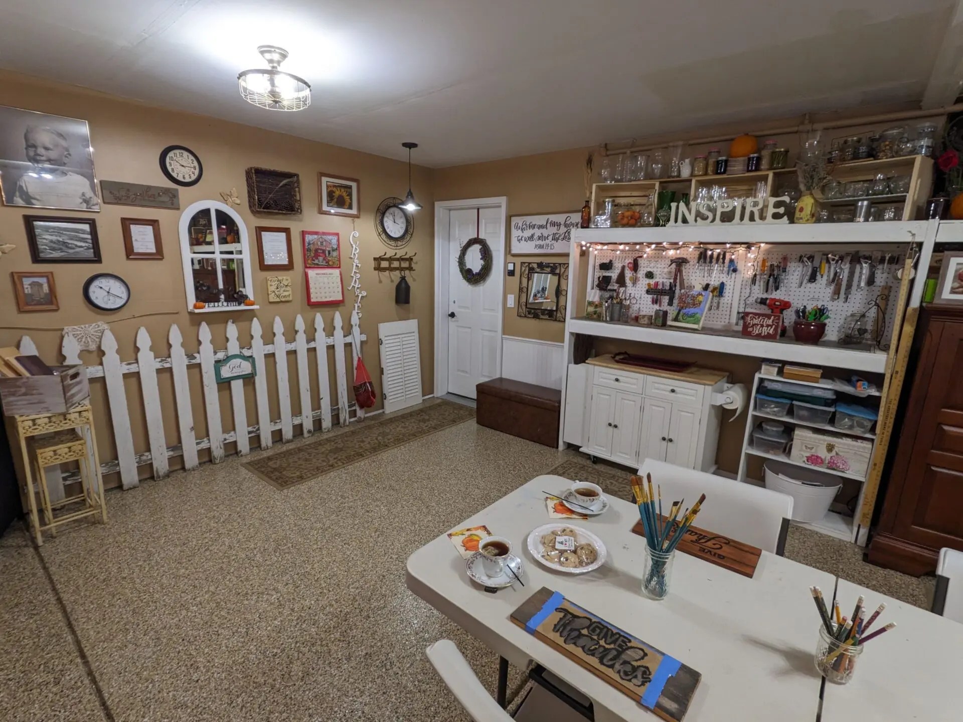 Craft Room With A Croc Floor