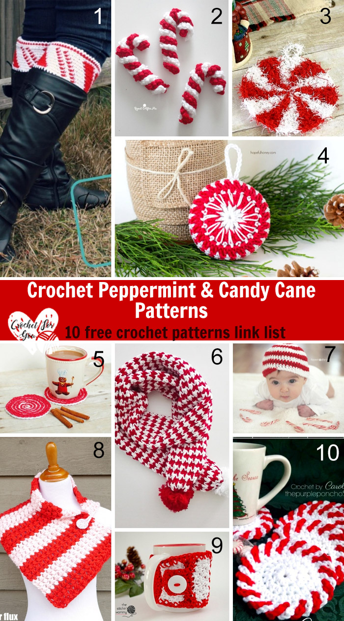 Crochet Candy Cane