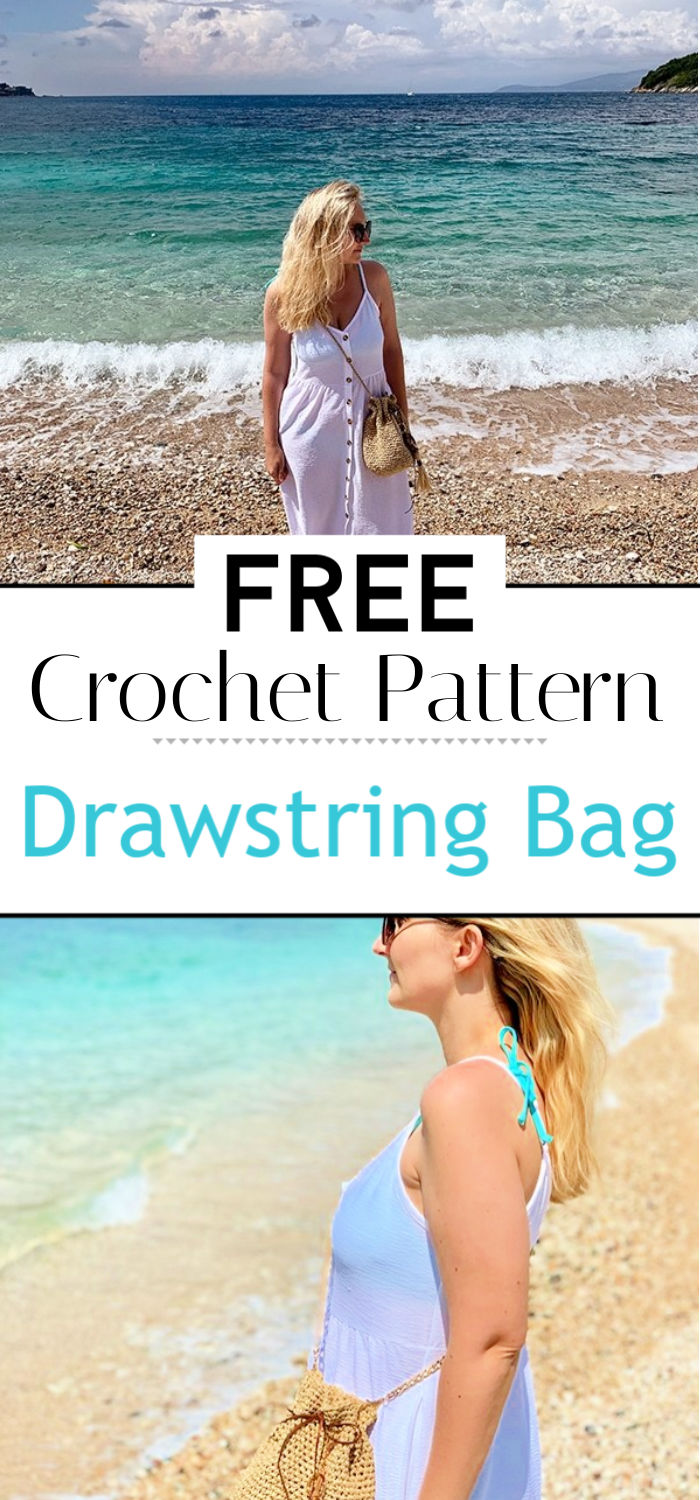 11 crochet drawstring bags free patterns