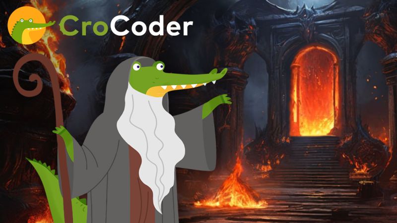 Callbacks Code Exercises Crocoder - Premium 4K Dark Illustrations | Free Download