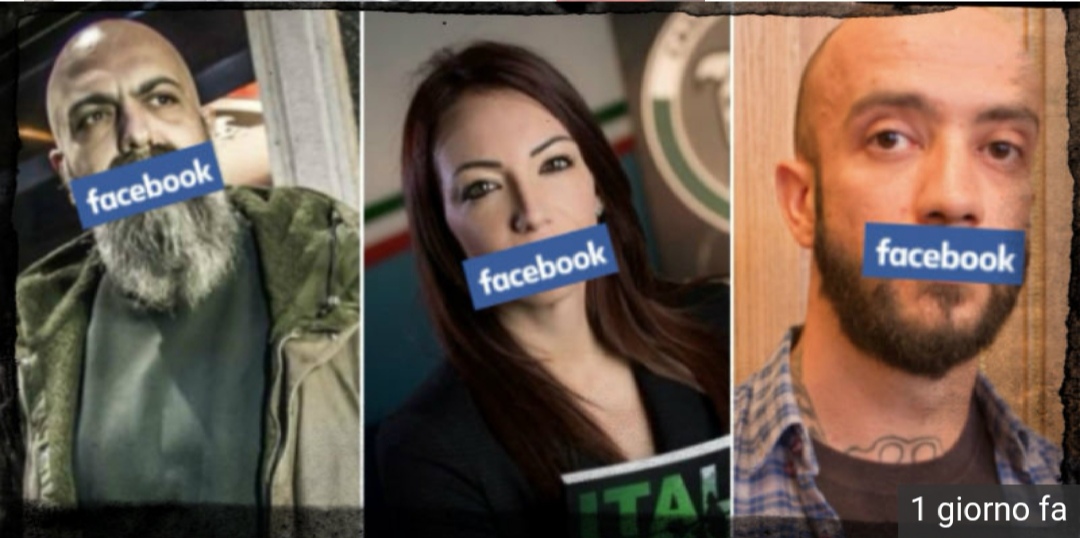 Facebook 'oscura' gli account dei vertici di Casapound