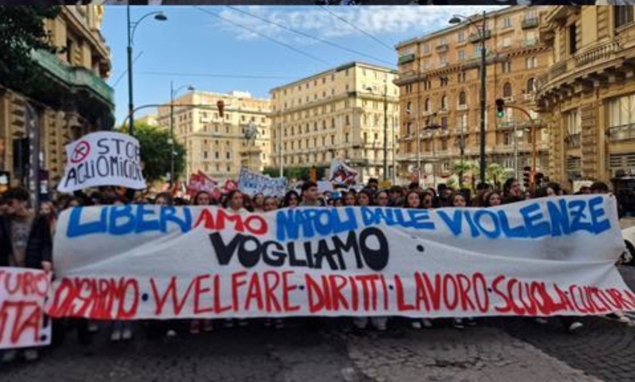 Napoli, corteo per la legalità