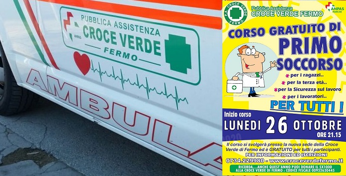 Alla Croce Verde Riparte Il Corso Di Primo Soccorso: “Per Tutti E In Totale Sicurezza” | Cronache Fermane 353_x_694_jpg