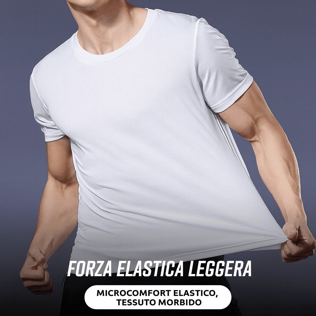 T-shirt da running traspirante da uomo