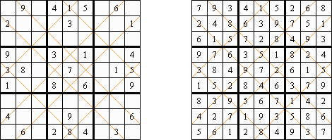 cross a sudoku