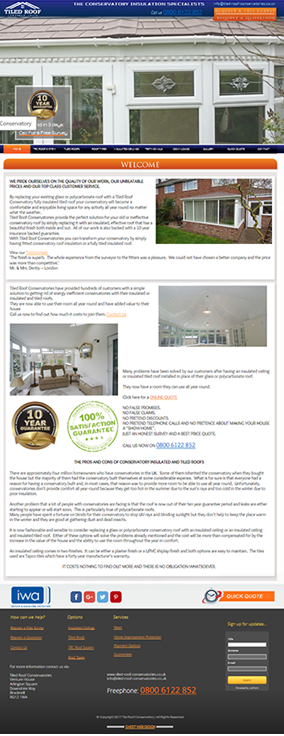 Crowthorne Web Design Example